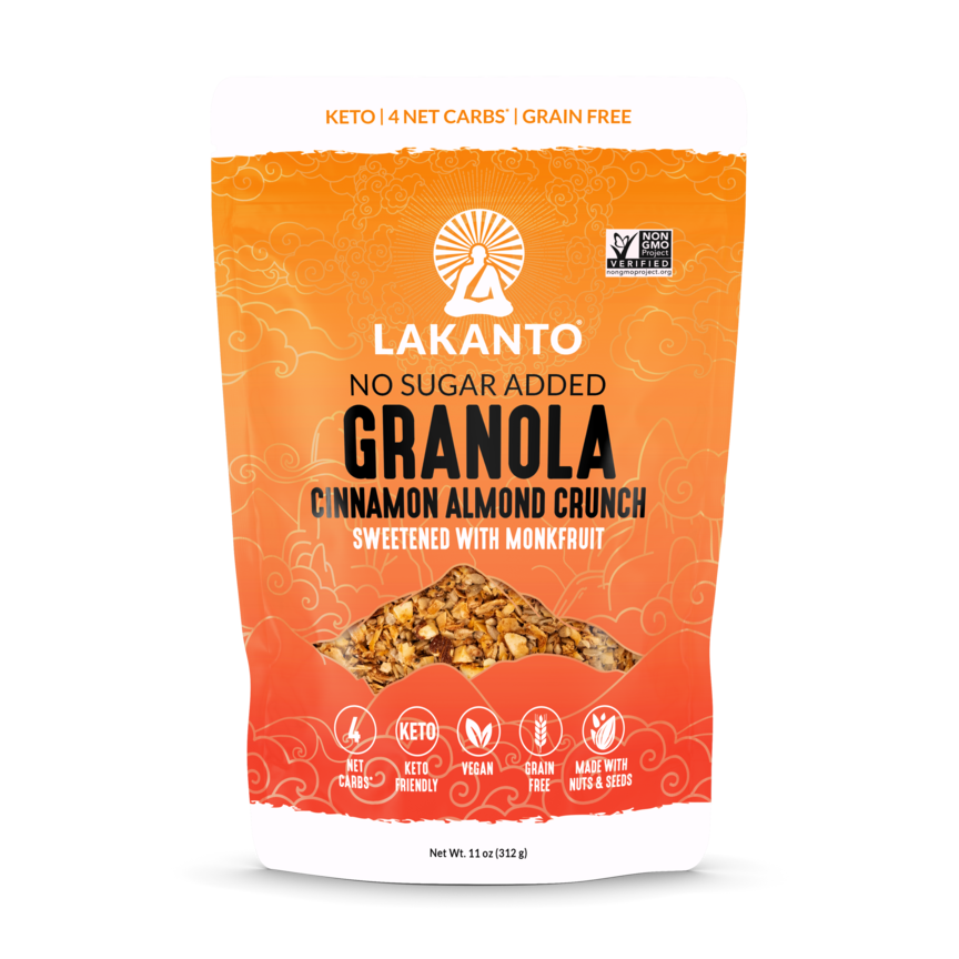Granola Keto Tostada con Almendras Crujientes y Canela