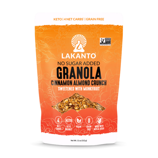 Granola Keto Tostada con Almendras Crujientes y Canela