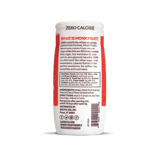 Endulzante Monkfruit Liquido. Original